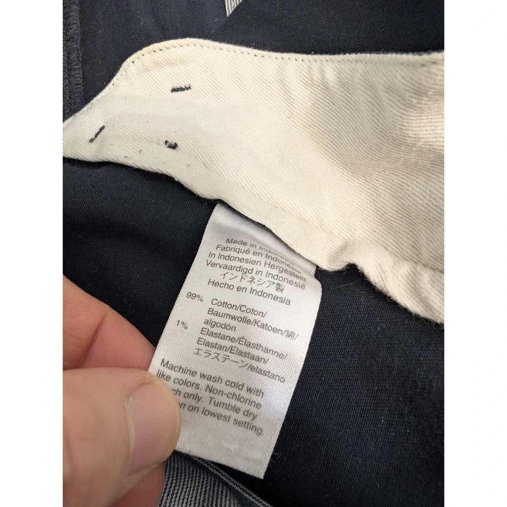 J.Crew Stretch 484 Slim Pants Mens 33x32 Straight Leg  Stretch Fabric Chino Blue